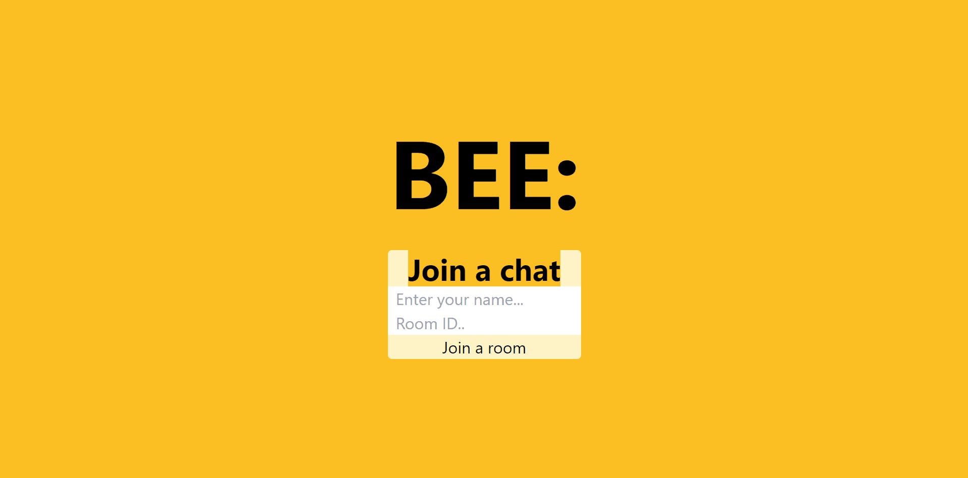 Bee Chat Application